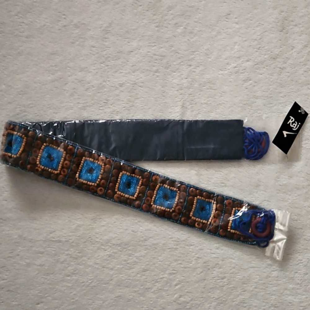 Raj Bohemian Sequined Beaded Belt